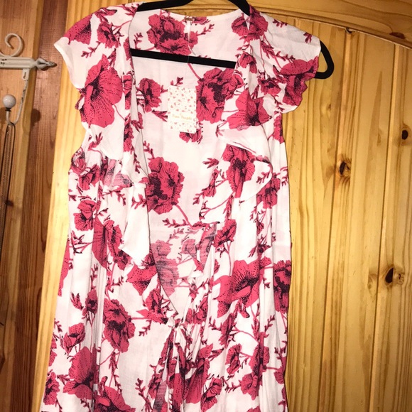 NWT Free People Wrap Dress - Picture 4 of 4